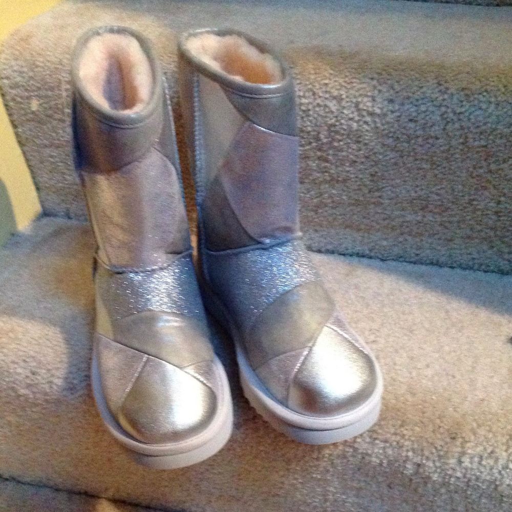 New UGG Classic Glitter Patchwork - Picture 4 of 8